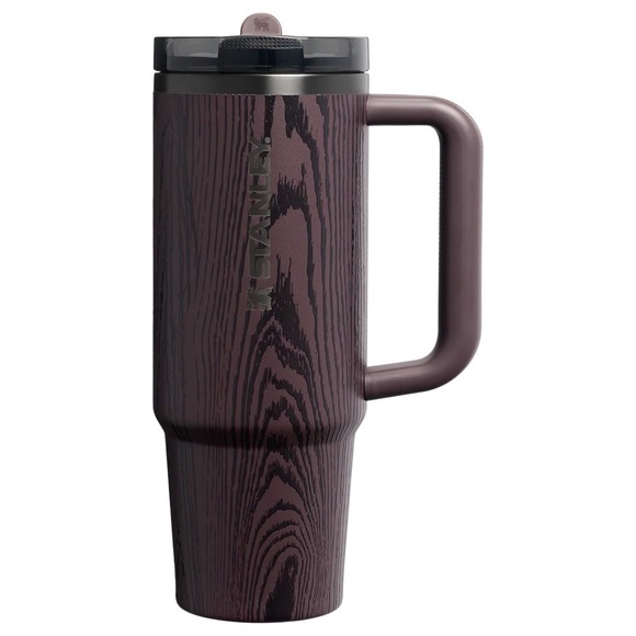 Stanley Quencher ProTour Flip Straw 40 oz Redwood Woodgrain Leakproof Tumbler - Picture 12 of 12